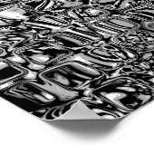 Poster Cubes Noirs Et Blancs (Coin)