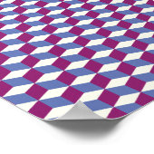 Poster Cubes rétro (Coin)