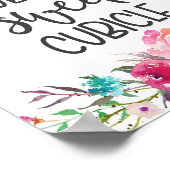 Poster Cubicle douce cubicule, décor de bureau (Coin)