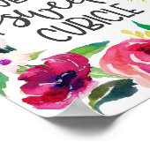 Poster Cubicle douce cubicule, décor de bureau (Coin)