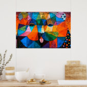 Poster Cubisme Abstrait Chiot (Cuisine)
