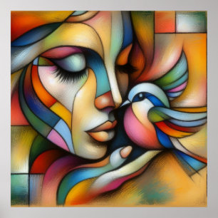 Poster Cubisme, Abstrait, Moderne, Poster, Art