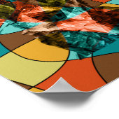 Poster cubisme de chien (Coin)