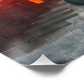 Poster Cubismo: Ciudad de Sombras y Luz Crepuscular (Coin)