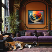 Poster Cubismo: Mar de Hormigón