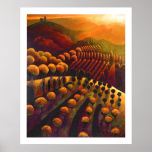 Poster Cucina de dalla de tramonto de l'IL