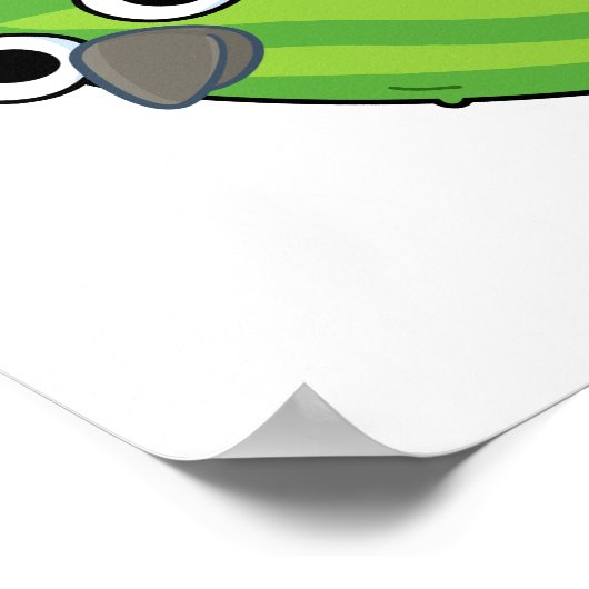 Poster Cucumbird Fundy Veggie Cucumber Pun (Coin)