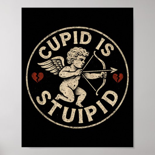 Poster Cud Is Stud Hate Valentines Anti Valentine Stud Cu (Devant)