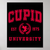 Poster Cud University Cute Cherub Valentines Day Crest  (Devant)