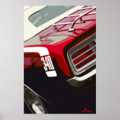 Poster Cuda Plymouth 1970 340 (Devant)