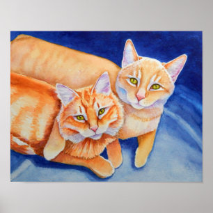 Poster Cuddin de Tabby Orange