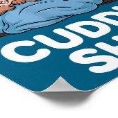 Poster Cuddle Shirt Cute Beavers Snuggling (Coin)