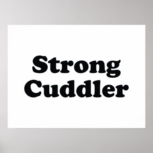 Poster Cuddler fort (Devant)
