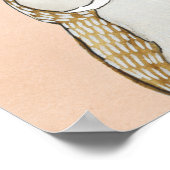 Poster Cuddlies Owl | Soyez Sage (Coin)