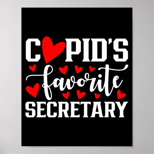 Poster Cud's Favorite Secretary Cute Heart Valentine's Da (Devant)
