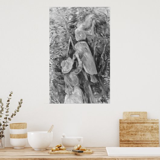 Poster cueillette de cerises, 1891 (Cuisine)