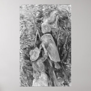 Poster cueillette de cerises, 1891