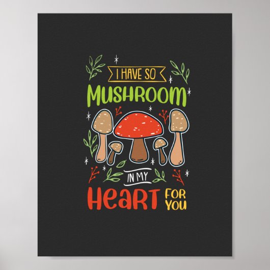 Poster cueillette de champignons (Devant)