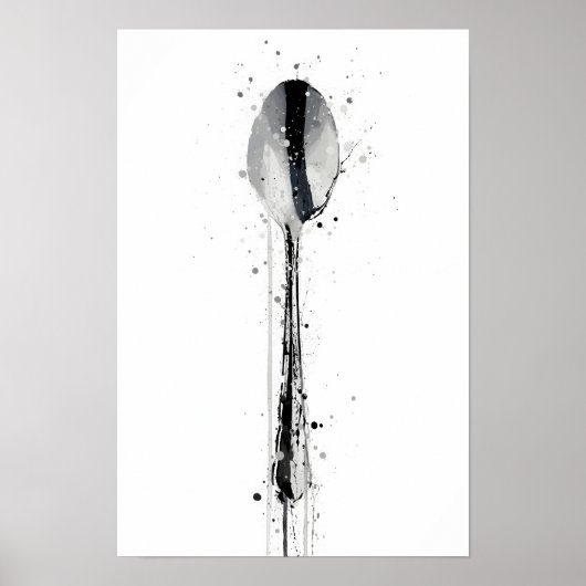 Poster Cuillère à café (Devant)