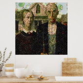 Poster Cuillère d'art gothique végétalien (Cuisine)