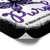 Poster Cuillère De Sensibilisation Fibro En Mai Nous Port (Coin)