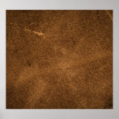 Poster Cuir Brown vieilli : Texture classique (Devant)