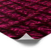Poster Cuir rose (Coin)