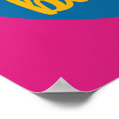 Poster Cuisine amusante Typographie Retro Baker Art (Coin)