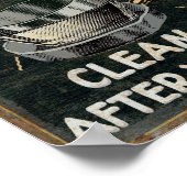 Poster Cuisine auto-nettoyante (Coin)