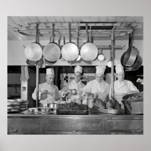 POSTER CUISINE COMMERCIALE CHICAGO 1943