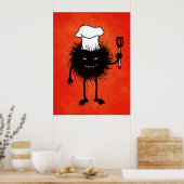 Poster Cuisine Créature maléfique Halloween (Cuisine)