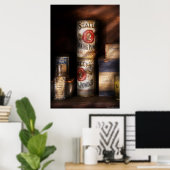 Poster Cuisine - Cuisson en poudre et extrait de citron (Bureau à domicile)