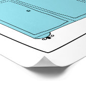 Poster Cuisine Cute Jouer Dessin Nom Personnalisé (Coin)