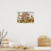 Poster Cuisine dans un pot en terre cuite (Cuisine)