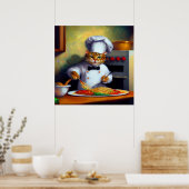 Poster Cuisine de chat Spaghetti (Cuisine)