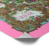 Poster Cuisine de fruits à fleurs victorienne extraits tu (Coin)