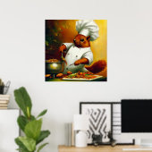 Poster Cuisine d'écureuil (Bureau à domicile)