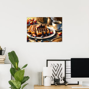 Poster Cuisine des amateurs de nourriture amusante