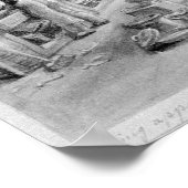 Poster Cuisine du café de M. Sander et manger (Coin)