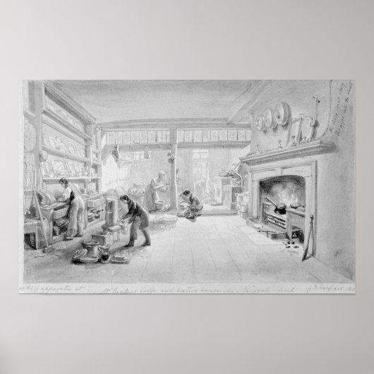 Poster Cuisine du café de M. Sander et manger (Devant)