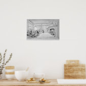 Poster Cuisine du café de M. Sander et manger (Cuisine)