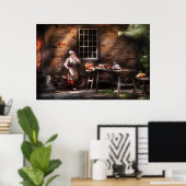 Poster Cuisine extérieure (Bureau à domicile)
