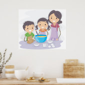 Poster Cuisine familiale (Cuisine)