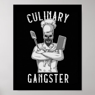 Poster Cuisine Gangster culinaire Cuisine Cuisine Cuisini