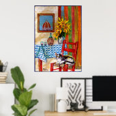 POSTER CUISINE ITALIENNE À FLORENCE (Bureau à domicile)