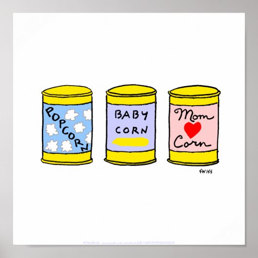 Poster Cuisine Mignonne Drôle, En Particulier 4 Un (Devant)