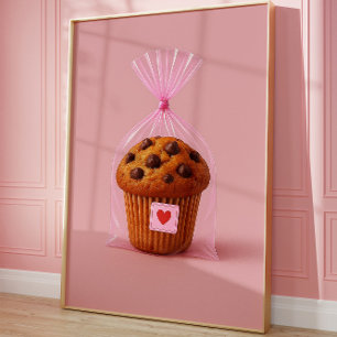 Poster Cuisine Muffin Art Imprimer, Cuisine Cosy Boulange