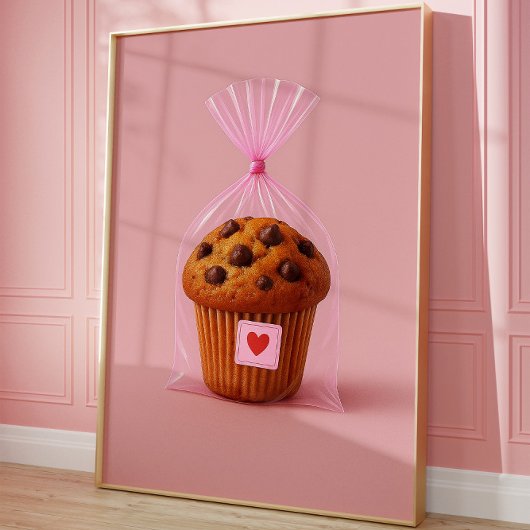 Poster Cuisine Muffin Art Imprimer, Cuisine Cosy Boulange