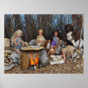 Poster Cuisine pour la tribu