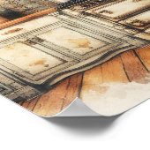 Poster Cuisine rustique de campagne 3 (Coin)